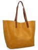 Dámská kabelka shopper bag Herisson žlutá H8805